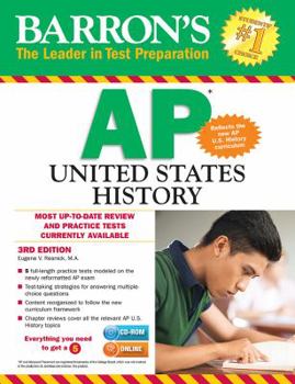 Paperback Barron's AP United States History [With CDROM] Book