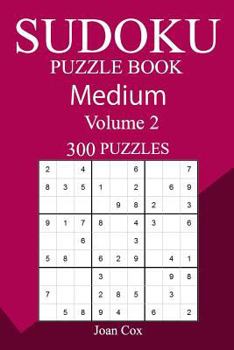 Paperback 300 Medium Sudoku Puzzle Book