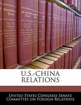 Paperback U.S.-China Relations Book