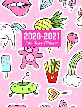 2020-2021 Two Year Planner: Trendy 24-Months Calendar, 2-Year Appointment Business Planners, Agenda Schedule Organizer Logbook and Journal | Art Cover 00023189