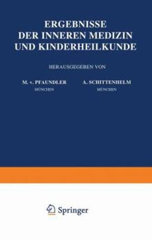 Paperback Ergebnisse Der Inneren Medizin Und Kinderheilkunde: Einundsechzigster Band [German] Book