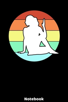 Notebook: Yoga Silhouette Design with120 ruled Pages 6'x9'. Journal for Yoga Teacher, Students, Fans and Lovers. Writing Book for your training, your ... for Meditation Fans and Lovers of Namaste.