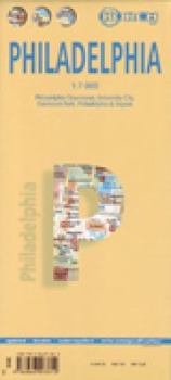 Laminated Philadelphia Map by Borch (English Edition)