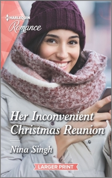 Mass Market Paperback Her Inconvenient Christmas Reunion [Large Print] Book