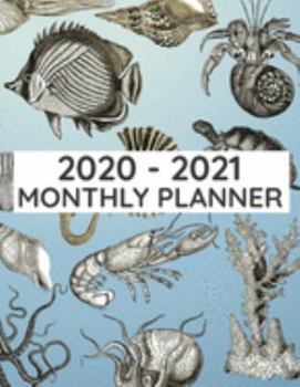 Paperback 2020 - 2021 Monthly Planner: 24 Month Agenda Planner - Two Year Calendar Planner - January 2020 to December 2021 Monthly Calendar Planner, 8.5" x 1 Book