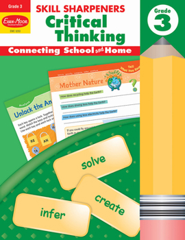 Paperback Skill Sharpeners: Critical Thinking, Grade 3 Workbook Book