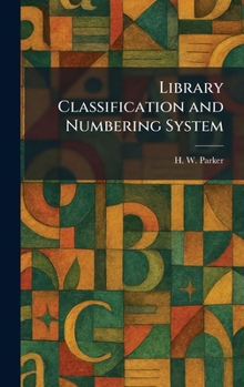 Hardcover Library Classification and Numbering System Book