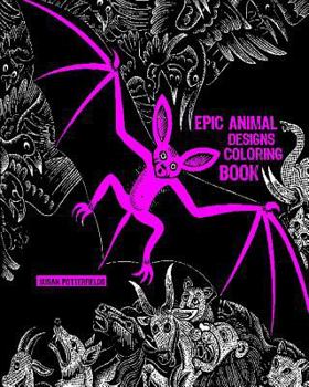 Paperback Epic Animal Designs Adult Coloring Book