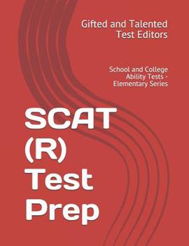 Paperback SCAT (R) Test Prep: School and College Ability Tests - Elementary Series Book