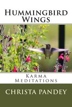 Paperback Hummingbird Wings: Karma Meditations Book