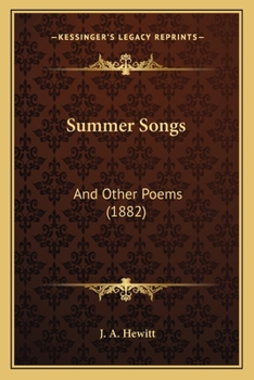 Paperback Summer Songs: And Other Poems (1882) Book