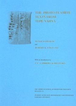 Paperback Excavations at Tepe Yahya, Iran, 1967-1975 Book