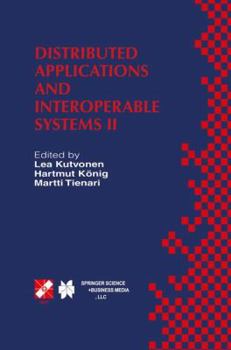 Paperback Distributed Applications and Interoperable Systems II: Ifip Tc6 Wg6.1 Second International Working Conference on Distributed Applications and Interope Book
