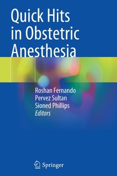 Paperback Quick Hits in Obstetric Anesthesia Book