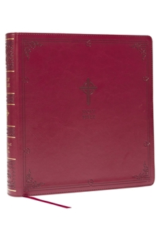 Imitation Leather Nabre XL, Catholic Edition, Leathersoft, Burgundy, Comfort Print: Holy Bible Book