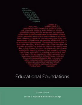 Hardcover Educational Foundations Book
