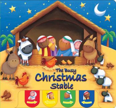 Board book Busy Christmas Stable Book