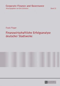 Hardcover Finanzwirtschaftliche Erfolgsanalyse Deutscher Stadtwerke [German] Book