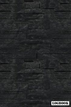 Logbook: Black Slate Brick Doodle Drawing Sketchbook for Contractor Builder & Maintenance