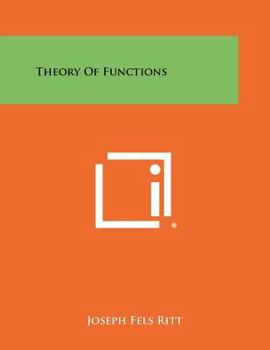 Paperback Theory Of Functions Book