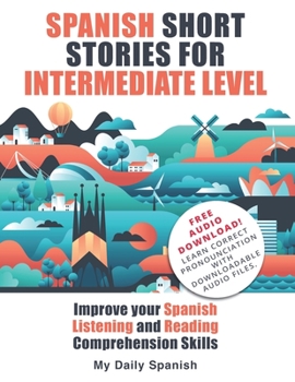 Paperback Spanish Short Stories for Intermediate Level: Improve your Spanish Listening and Reading comprehension skills (Easy Stories for Intermediate Spanish) Book