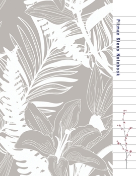Pitman Steno Notebook: Pitman Shorthand Teeline Stenography Paper Line Composition Notebook Creative Notepad Writing Book for Reporters Journalist or Secretaries with Forest Theme