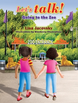 Hardcover Let's Talk! Going to the Zoo Book
