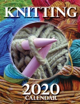 Paperback Knitting 2020 Calendar Book