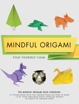 JP Oversized Mindful Origami: Fold Yourself Calm Book