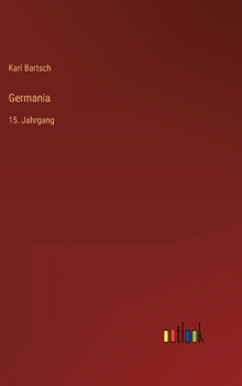 Hardcover Germania: 15. Jahrgang [German] Book