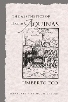 Paperback The Aesthetics of Thomas Aquinas Book