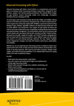 Paperback Advanced Forecasting with Python: Mastering Modern Forecasting Techniques with Machine Learning and Cloud Tools Book