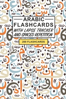 Paperback Arabic Flashcards: Create your own Arabic Flashcards. Learn Arabic words and Improve Arabic vocabulary with Active recall - includes Spac Book