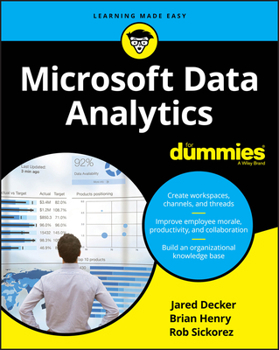 Paperback Microsoft Data Analytics for Dummies Book