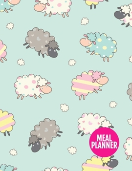 Meal Planner: Pretty Year 365 Daily - 52 Week Calendar Meal Planner Daily Weekly and Monthly For Track & Plan Your Meals Food Planning | Large 8.5 x 11 Inch | 110 Pages  - Product Code XL 034418