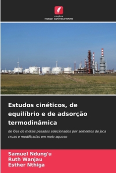 Paperback Estudos cinéticos, de equilíbrio e de adsorção termodinâmica [Portuguese] Book