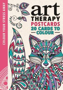 Card Book Art Therapy Postcards (Colour Your Stress Away) Book