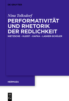 Paperback Performativität und Rhetorik der Redlichkeit [German] Book