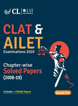 Paperback CLAT & AILET Chapter Wise Solved Papers 2008-2019 Book