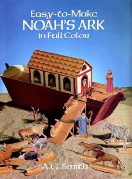 Paperback Easy-To-Make Noah's Ark in Full Color Book