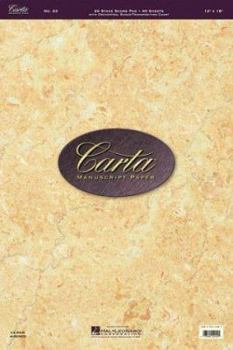 Paperback Carta Manuscript Paper No. 23 Professional 26-Stave Score Pad with Orchestral Range and Transposition Chart Staff Paper for Music Educators, Composers Book