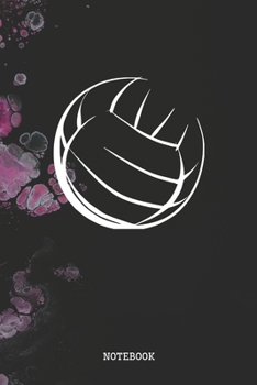 Paperback Notebook: Volleyball Game Player Planner / Organizer / Lined Notebook (6" x 9") Book