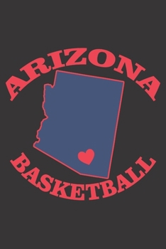 Paperback Arizona Basketball: 6x9 inch - lined - ruled paper - notebook - notes Book