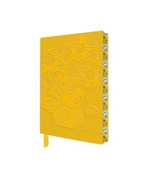 Leather Bound Vincent Van Gogh: Sunflowers Artisan Art Pocket Notebook (Flame Tree Journals) Book