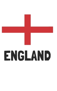 Paperback England: Handy journal notebook diary with blank lined paper to write in Book