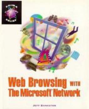 Paperback Web Browsing with the Microsoft Network Book