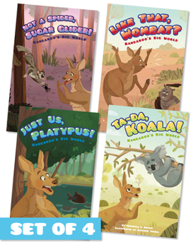 Paperback Kangaroo's Big World (Set of 4) Book