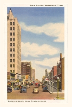 Paperback Vintage Journal Polk Street, Amarillo, Texas Book