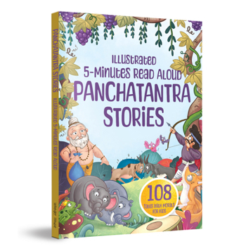 Paperback Panchatantra Stories: 108 Moral Stories for Kids: Illustrated 5 Minutes Read Aloud Book