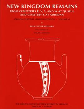 Hardcover Excavations Between Abu Simbel and the Sudan Frontier, Part 6: New Kingdom Remains from Cemeteries R, V, S, and W at Qustul and Cemetery K at Adindan Book